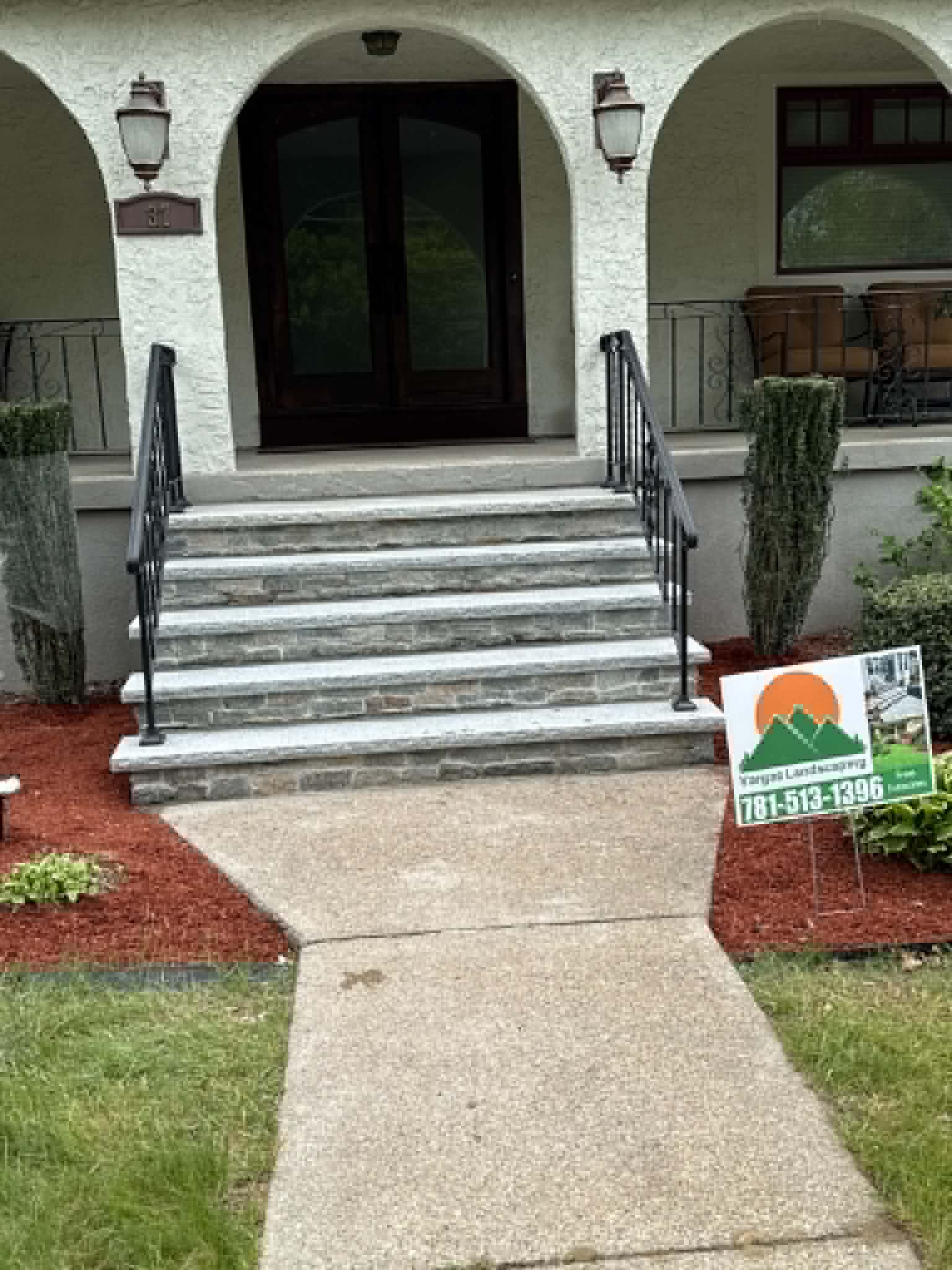 Front steps renovation